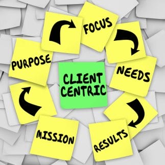 Client centric, customer centric