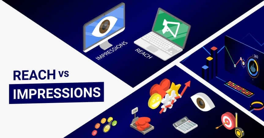 LinkedIn reach vs impressions