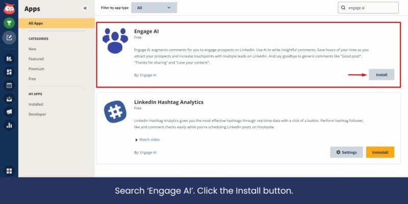 hootsuite search engage ai