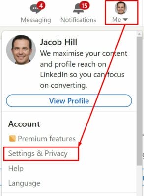 linkedin settings & privacy linkedin settings & privacy